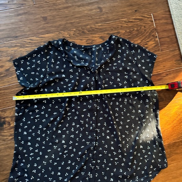 41 Hawthorn EUC Caralia Button Down Blouse Black Size 3x - Picture 8 of 8